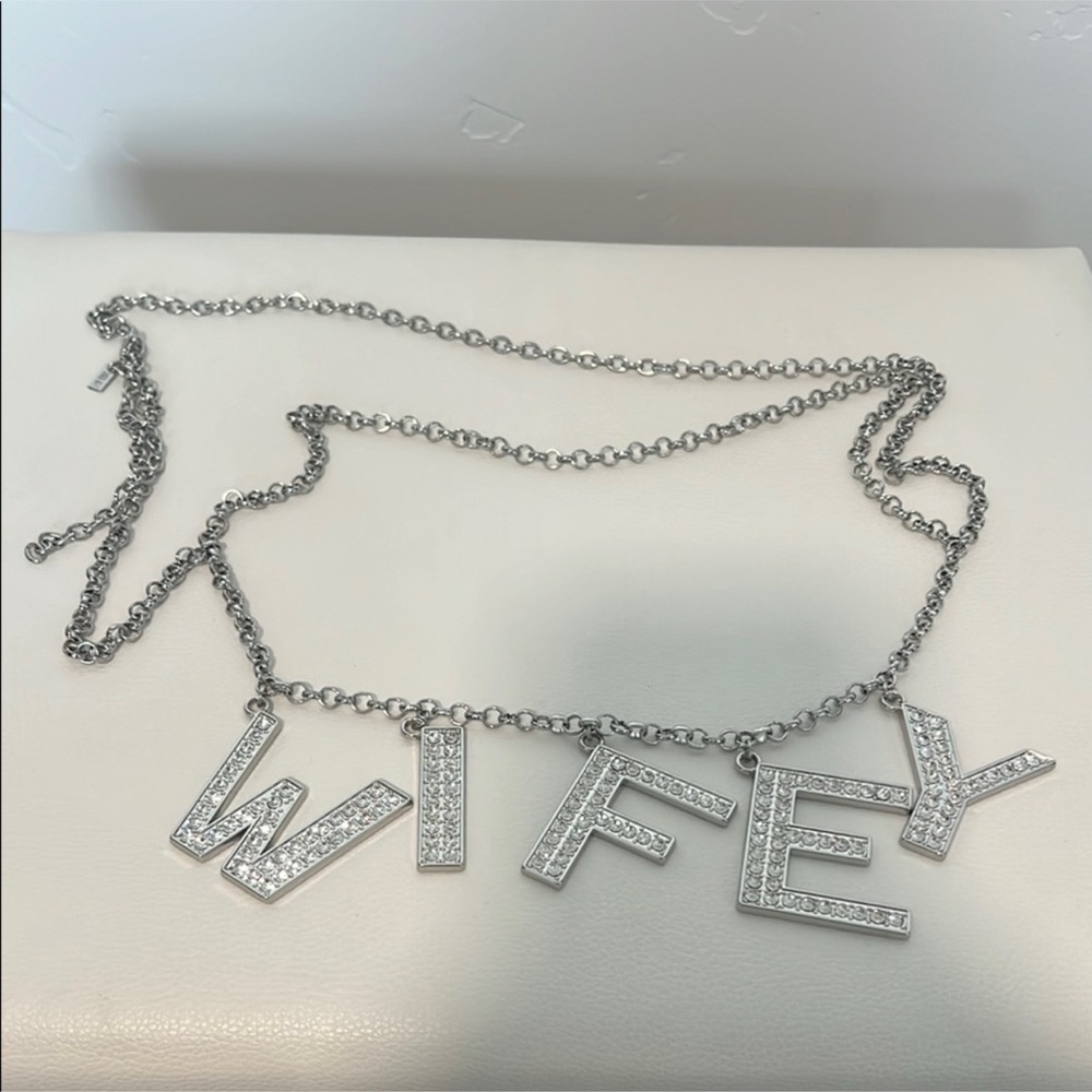 12th Tribe Silver WIFEY belt